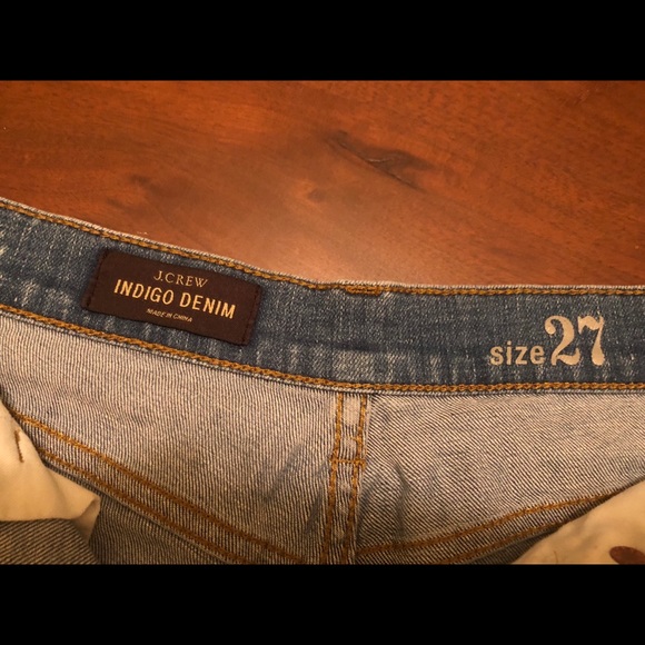 J crew indigo denim light wash shorts sz:27 - Picture 3 of 4